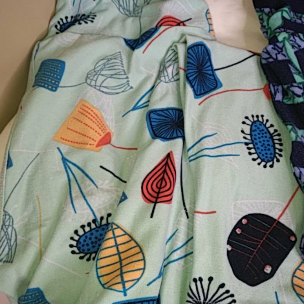 LuLaRoe One Size Girls Leggings 2 Pair - Picture 2 of 8